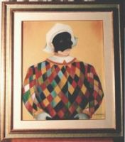 'Arlecchino' - Olio su tela, 50x70