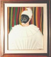 'Pulcinella' - Olio su tela, 50x70