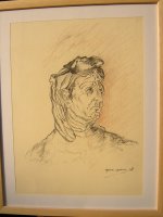 'Pulcinella' - Grafite e sanguigna