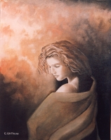 'Monade 3 - Pensieri' - Olio su tela, 40x50