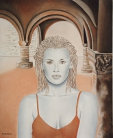 'Monade 13 - I Luoghi della Memoria' - Olio su tela, 50x60