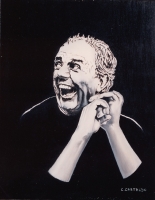 'Dario Fo' - Olio su tela, 40x50