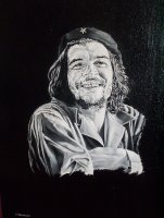 'Che Guevara' - Olio su tela, 50x70