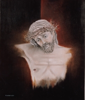 'Luce dalla Croce' - Olio su tela, 70x80