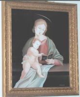 'Omaggio al Parmigianino' - Olio su tela con antiche terre, 50x60