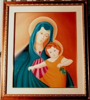 'Madonnina della Pace' - Olio su tela, 50x60