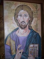 'Icona' - Su tavola di pero